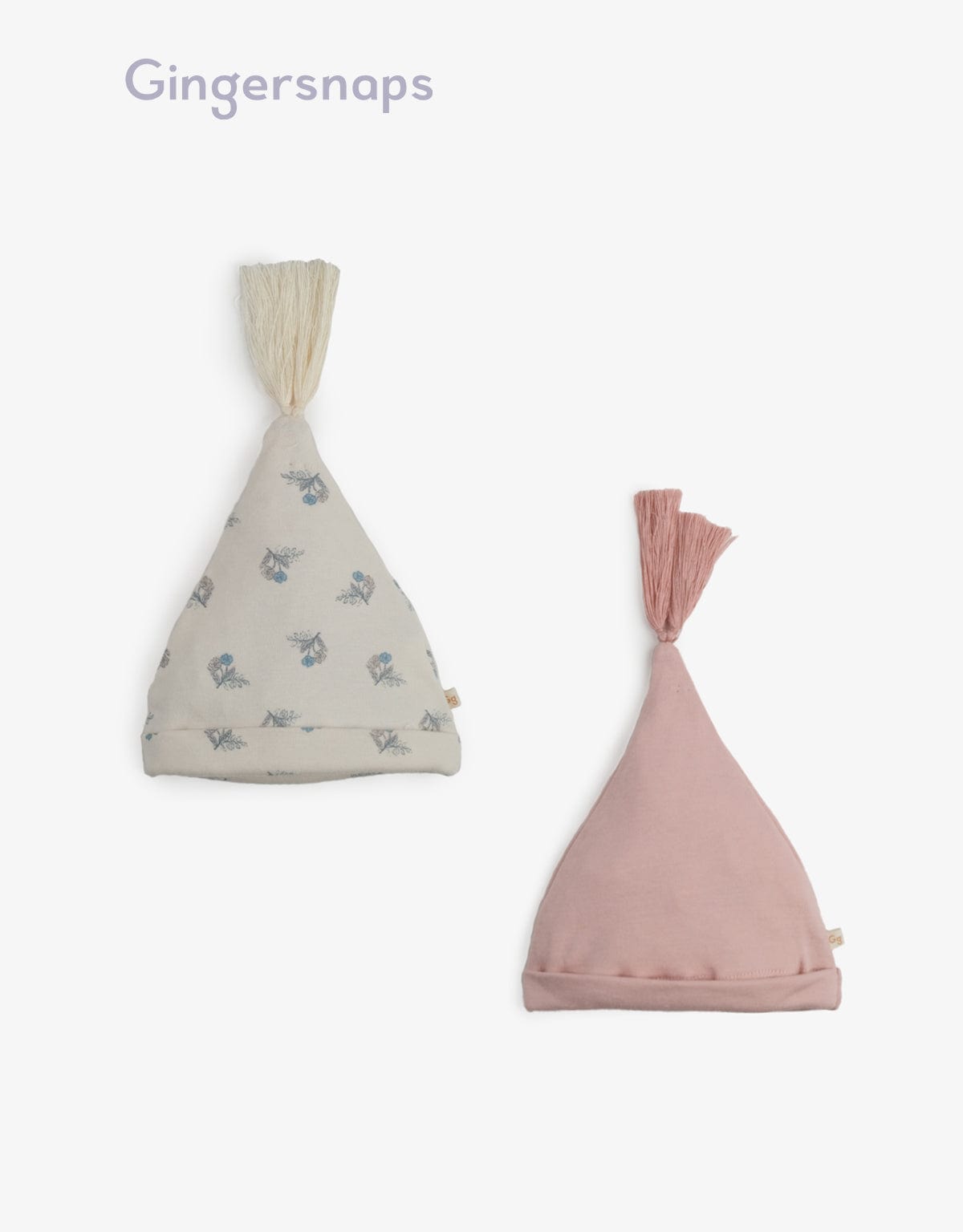 جينجرسنابس قبعة مع خيوط من الأعلى أطفال مواليد متعدد الألوان