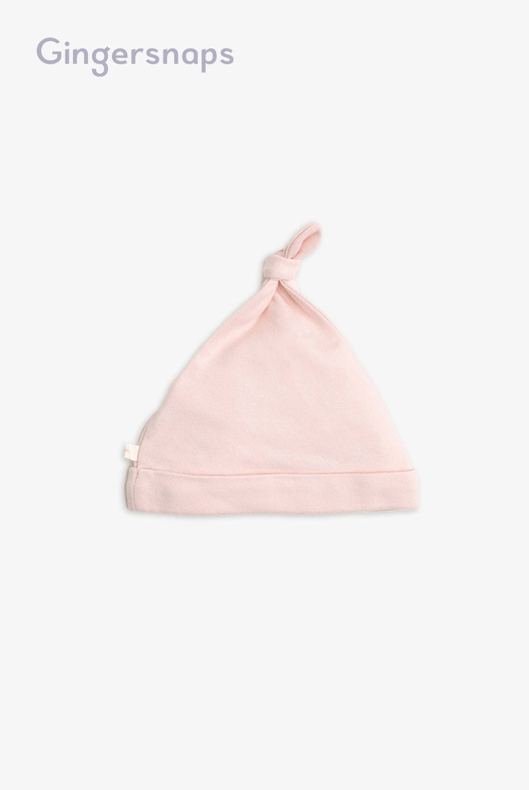 جينجرسنابس سالوبيت أطفال مواليد سادة كم طويل وقبعة وردي