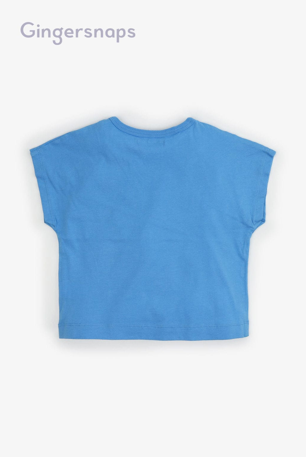 جينجرسنابس تيشيرت بنات بطبعة اخطابوت أزرق