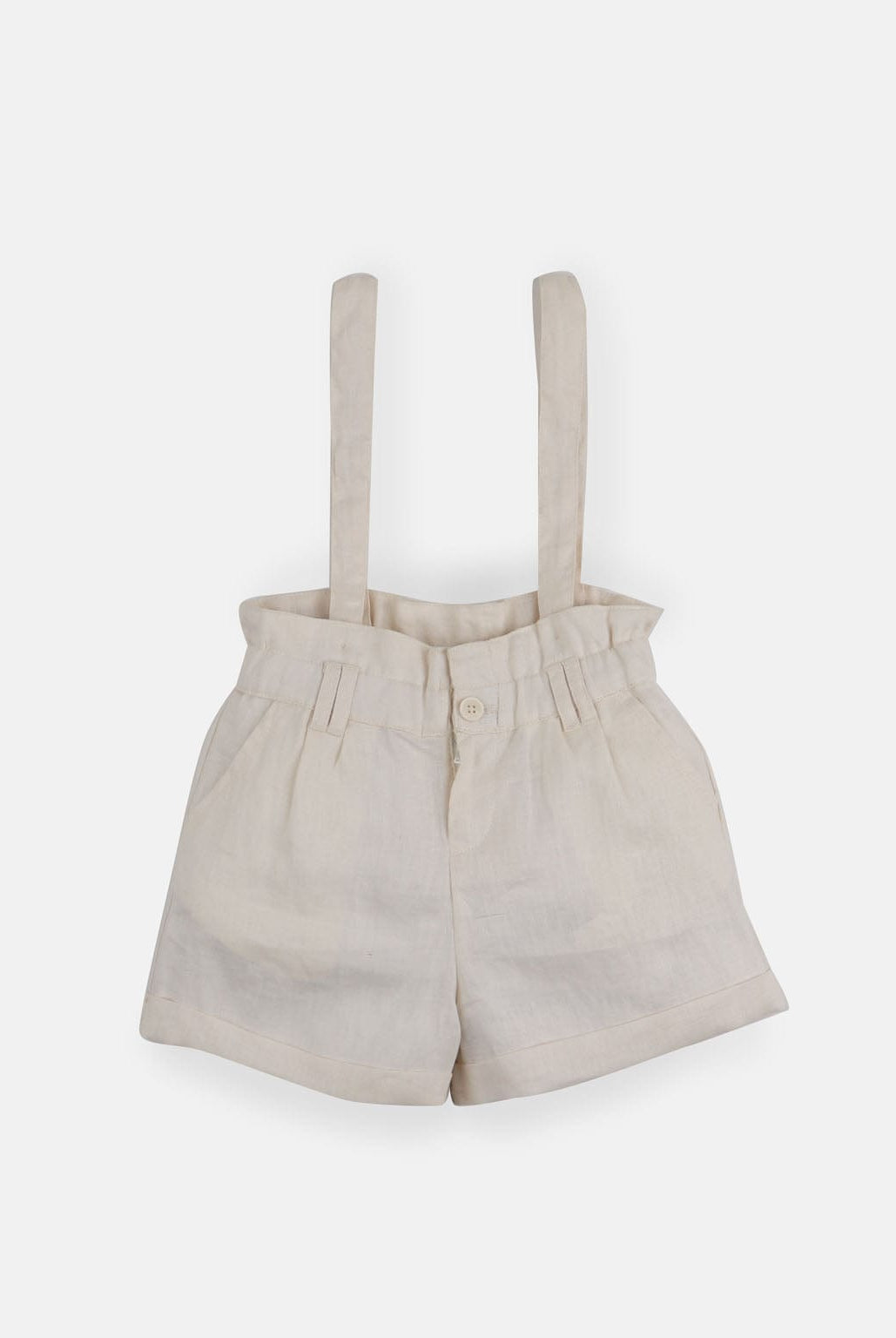 جينجرسنابس شورت سادة بحمالات بناتي أوف وايت