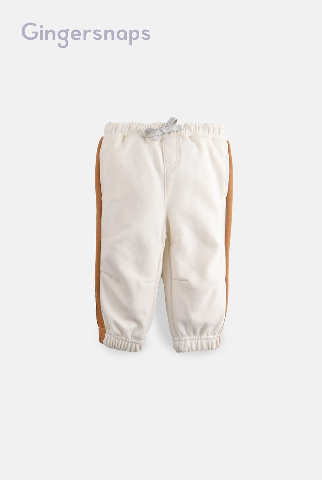 جينجرسنابس بنطلون أولادي مخطط من الجانبين بيج