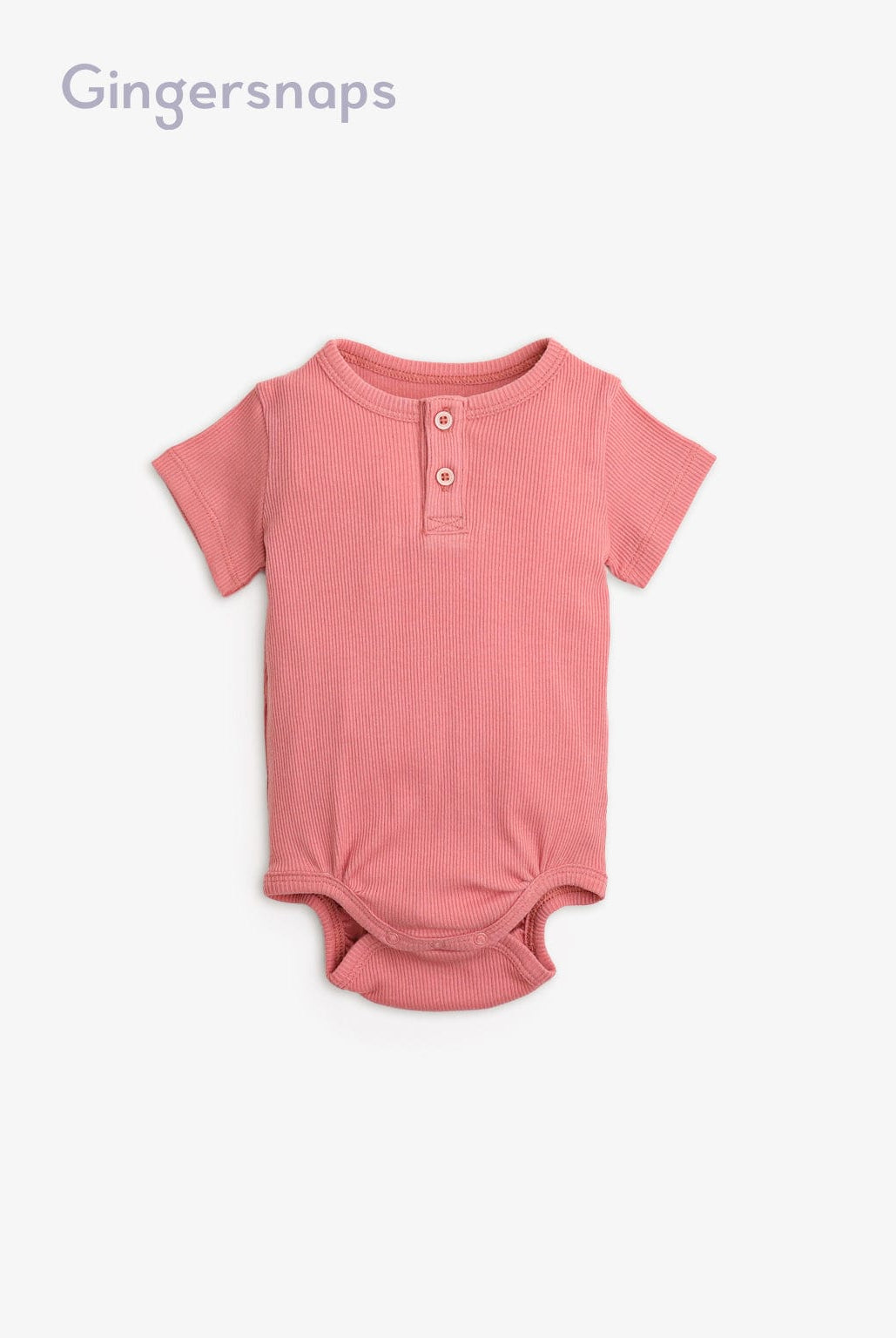 جينجرسنابس طقم سالوبيت نص كم سادة مضلعة مواليد 3 قطع أولادي للرضع متعدد الألوان