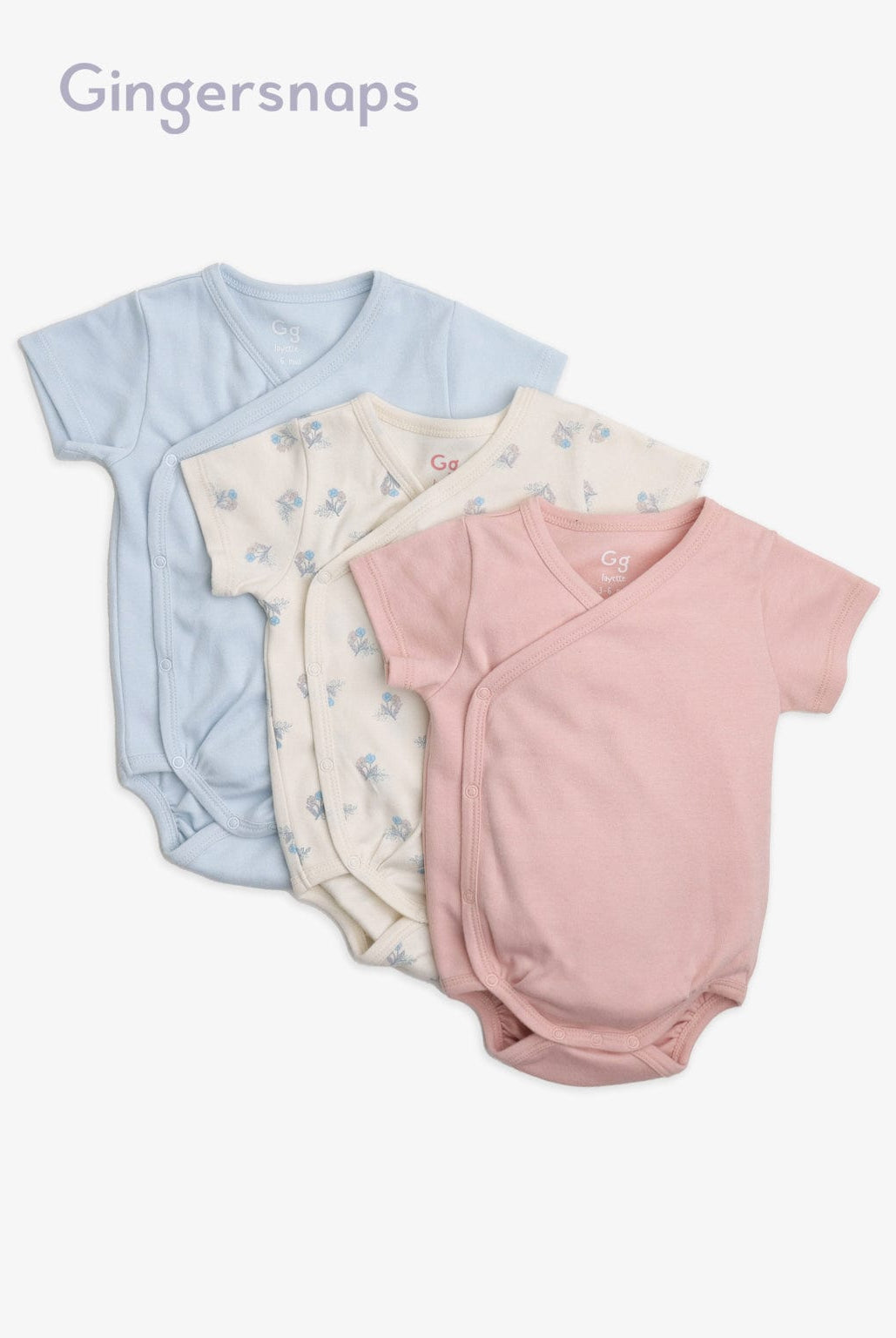 جينجرسنابس سالوبيت مواليد نص كم 3 قطع متعدد الألوان