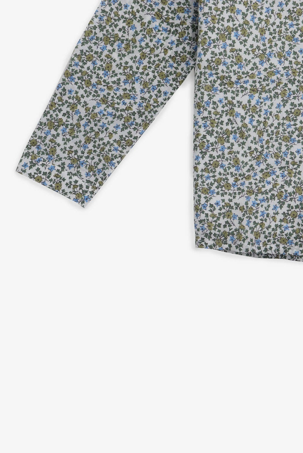 جينجرسنابس قميص اطفال ولادي مشجر بنص ياقة أخضر