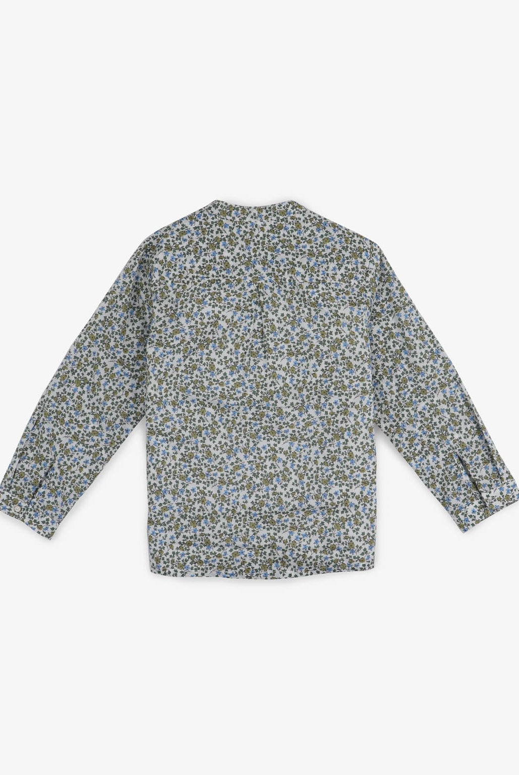 جينجرسنابس قميص اطفال ولادي مشجر بنص ياقة أخضر