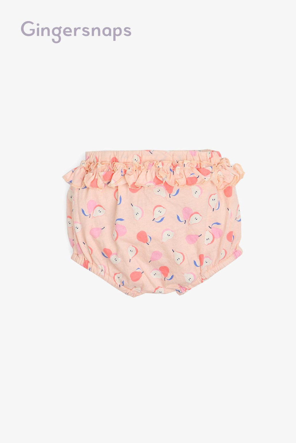 جينجرسنابس شورت رضع بناتي بنمط رسومات فواكة متعدد الألوان