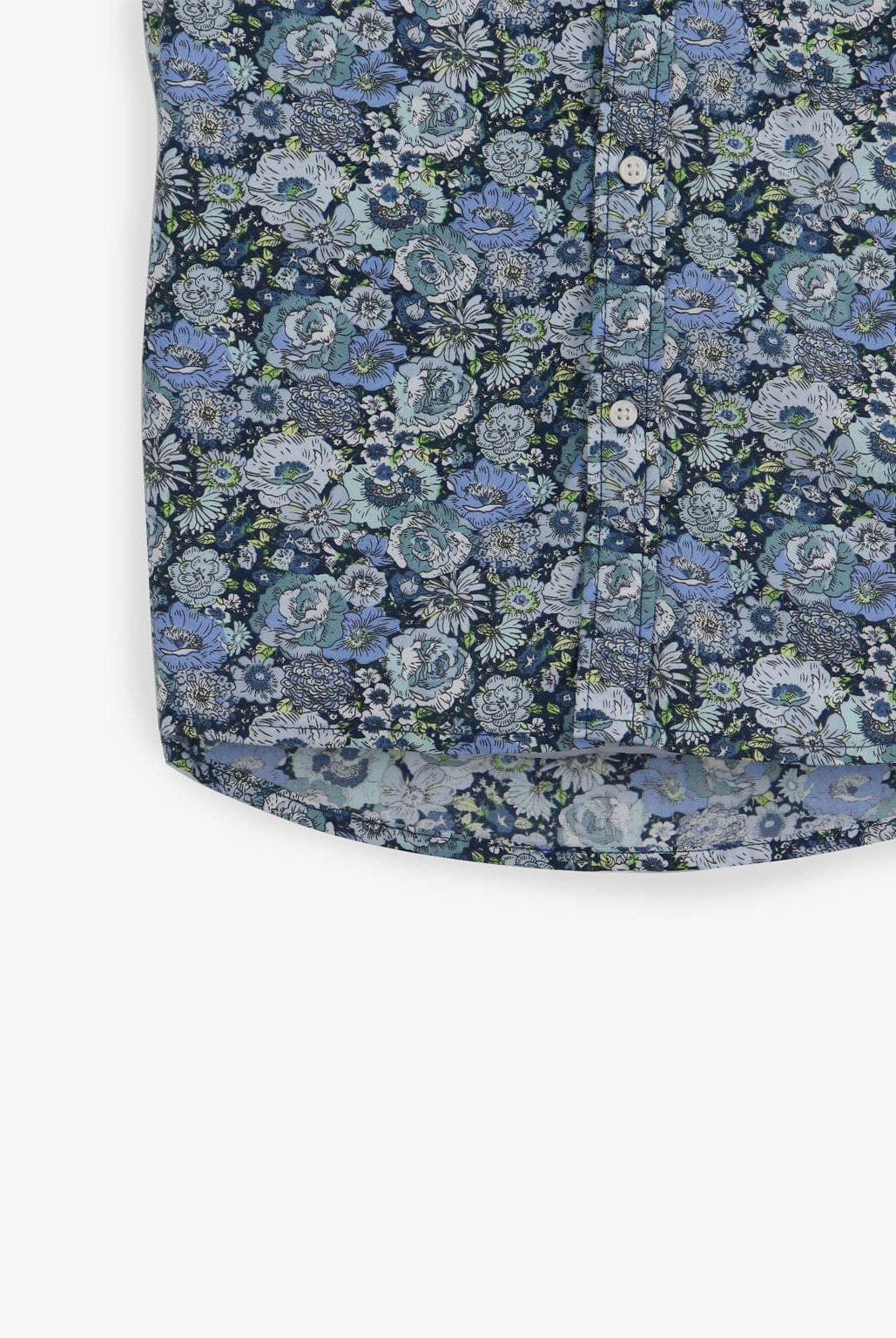 جينجرسنابس قميص اطفال ولادي مشجر بأكمام طويلة أزرق