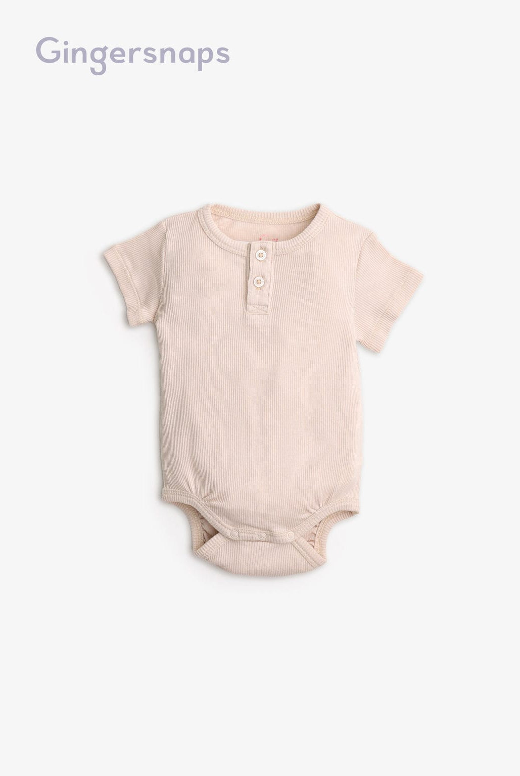 جينجرسنابس طقم سالوبيت نص كم سادة مضلعة مواليد 3 قطع أولادي للرضع متعدد الألوان