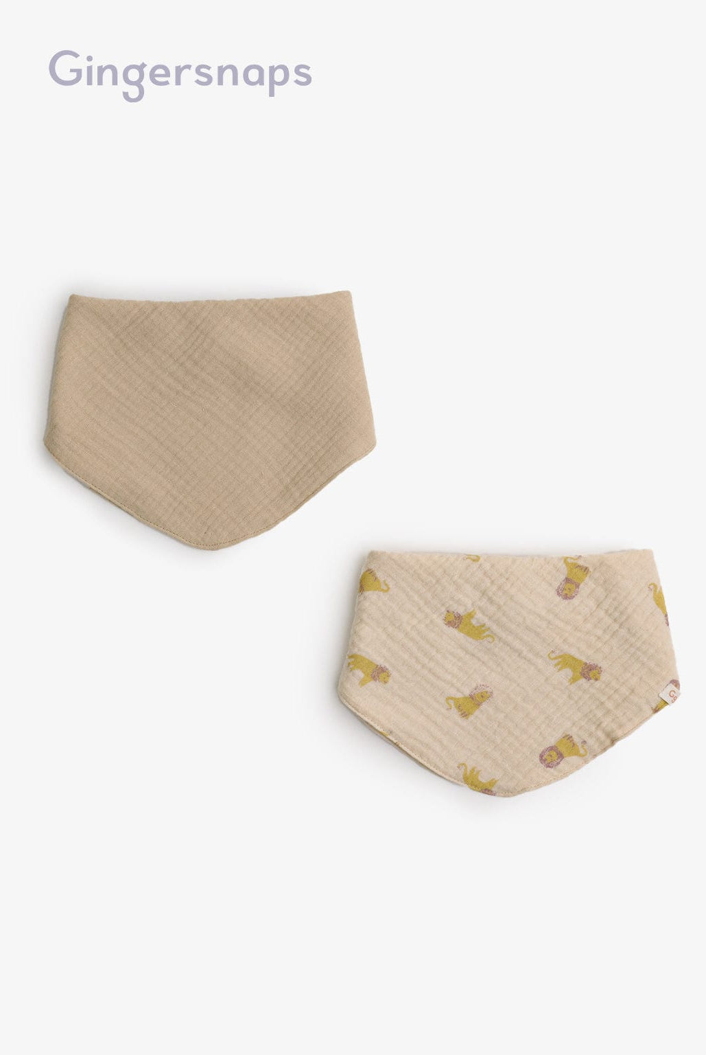 جينجرسنابس مرايل ولادي منسوجة بطبعة أسد متعدد الألوان