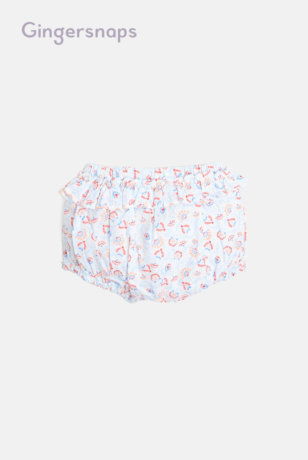 جينجرسنابس شورت رضع بناتي بنمط مشجر بخصر مطاطي متعدد الألوان