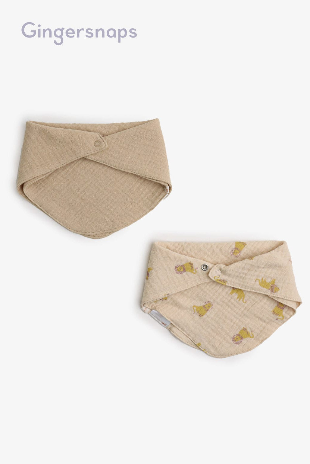 جينجرسنابس مرايل ولادي منسوجة بطبعة أسد متعدد الألوان