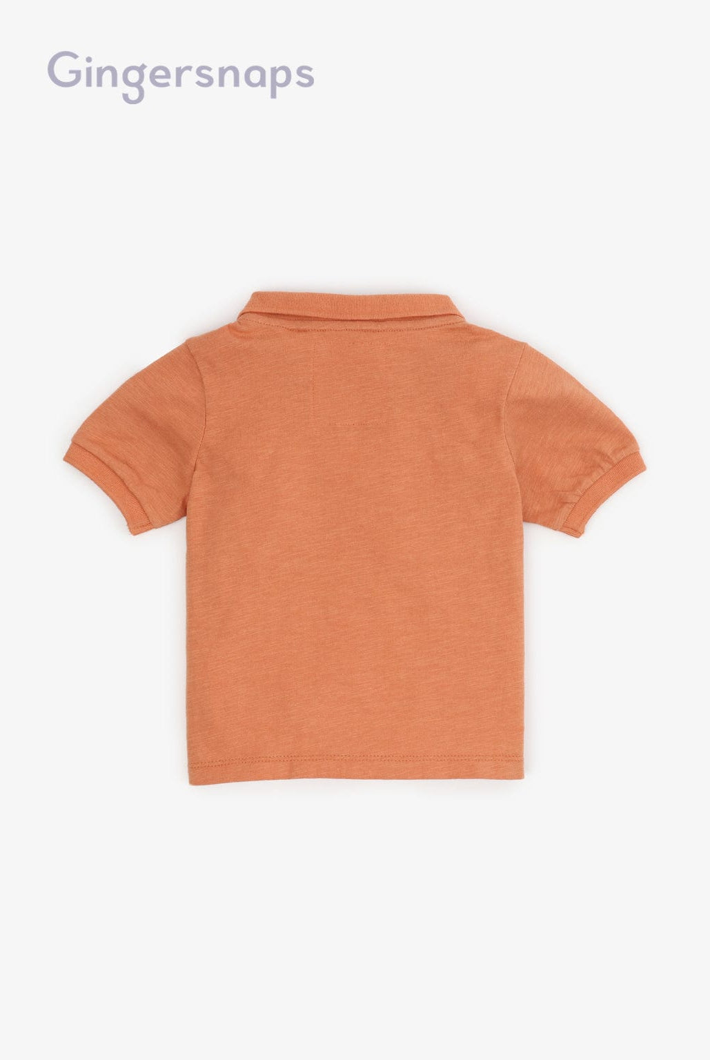 جينجرسنابس تي شيرت بولو للرضع برتقالي