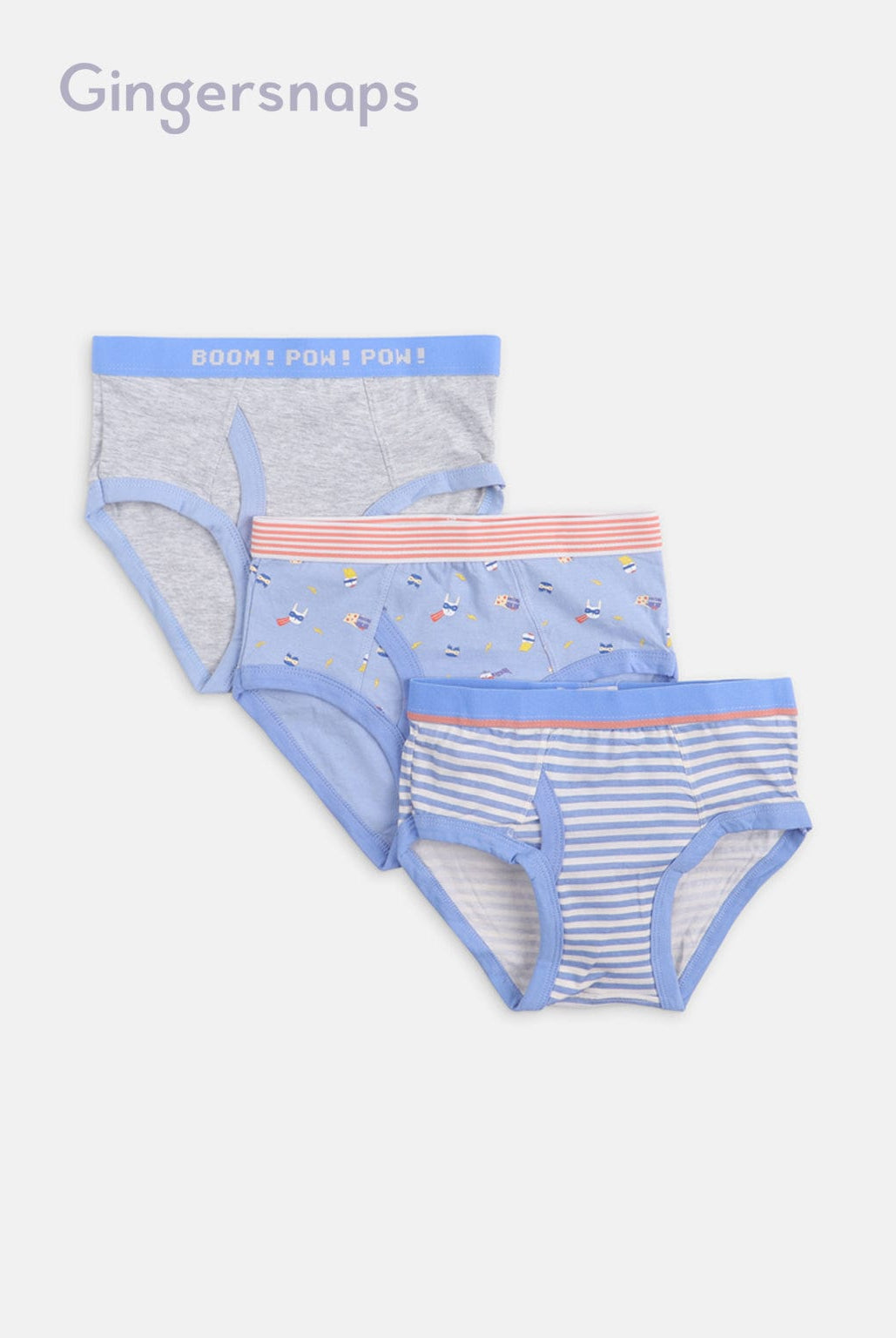 جينجرسنابس سراويل داخلية أولاد رضع ولادي متعدد الألوان