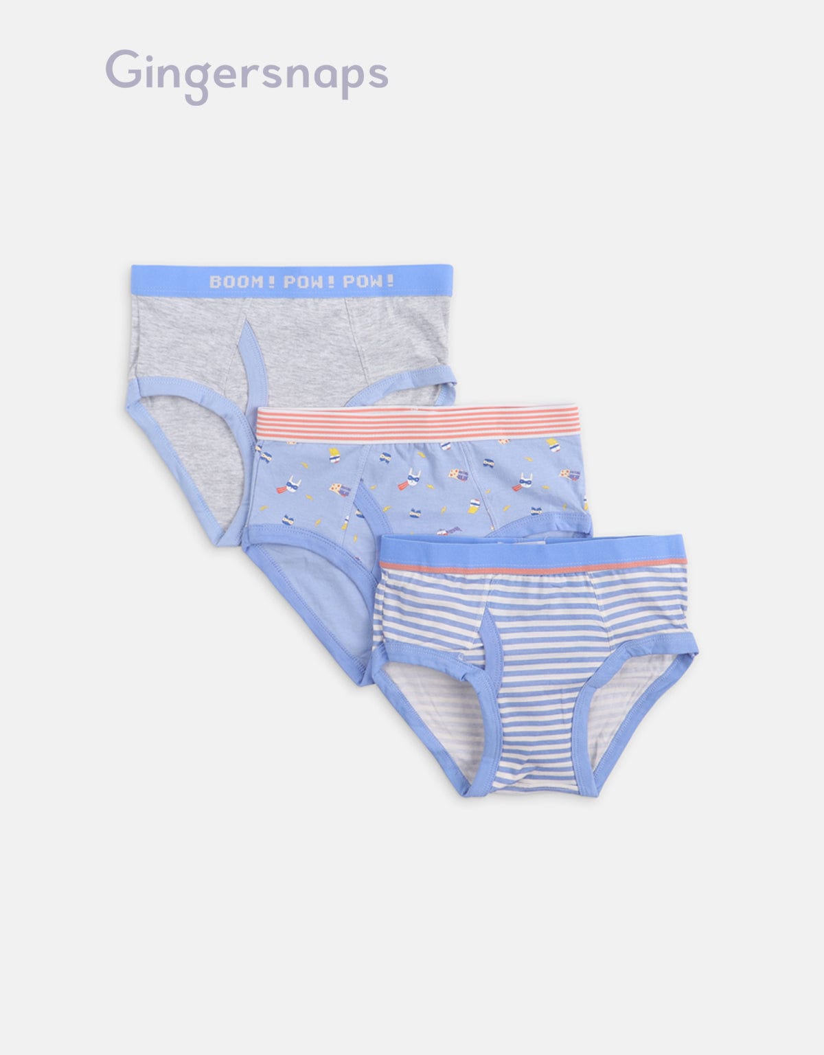 جينجرسنابس سراويل داخلية أولاد رضع ولادي متعدد الألوان