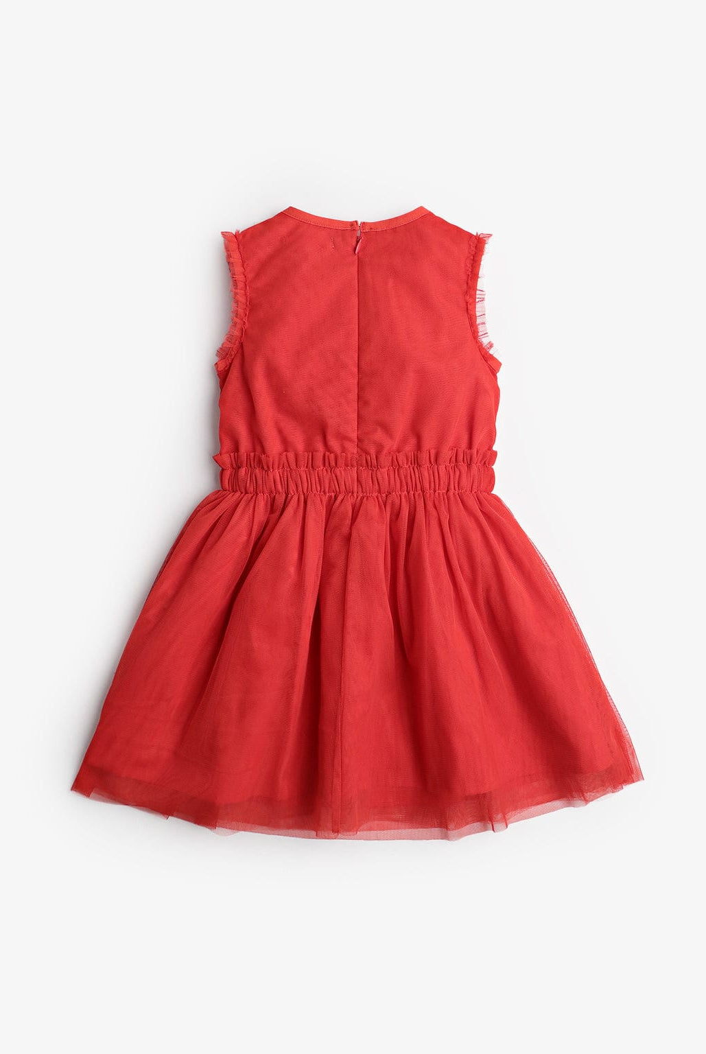 جينجرسنابس فستان كت مخصر مشجر مكشكش من أسفل بناتي أحمر