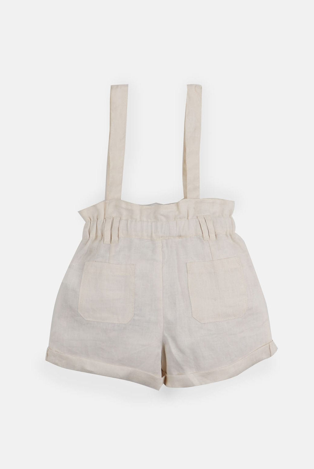 جينجرسنابس شورت سادة بحمالات بناتي أوف وايت