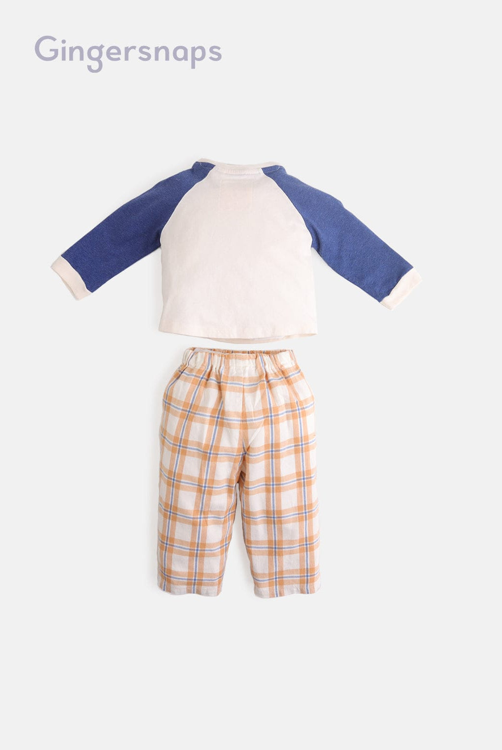 جينجرسنابس بيجامة ولادي ببنطلون كاروهات للمنزل متعدد الألوان