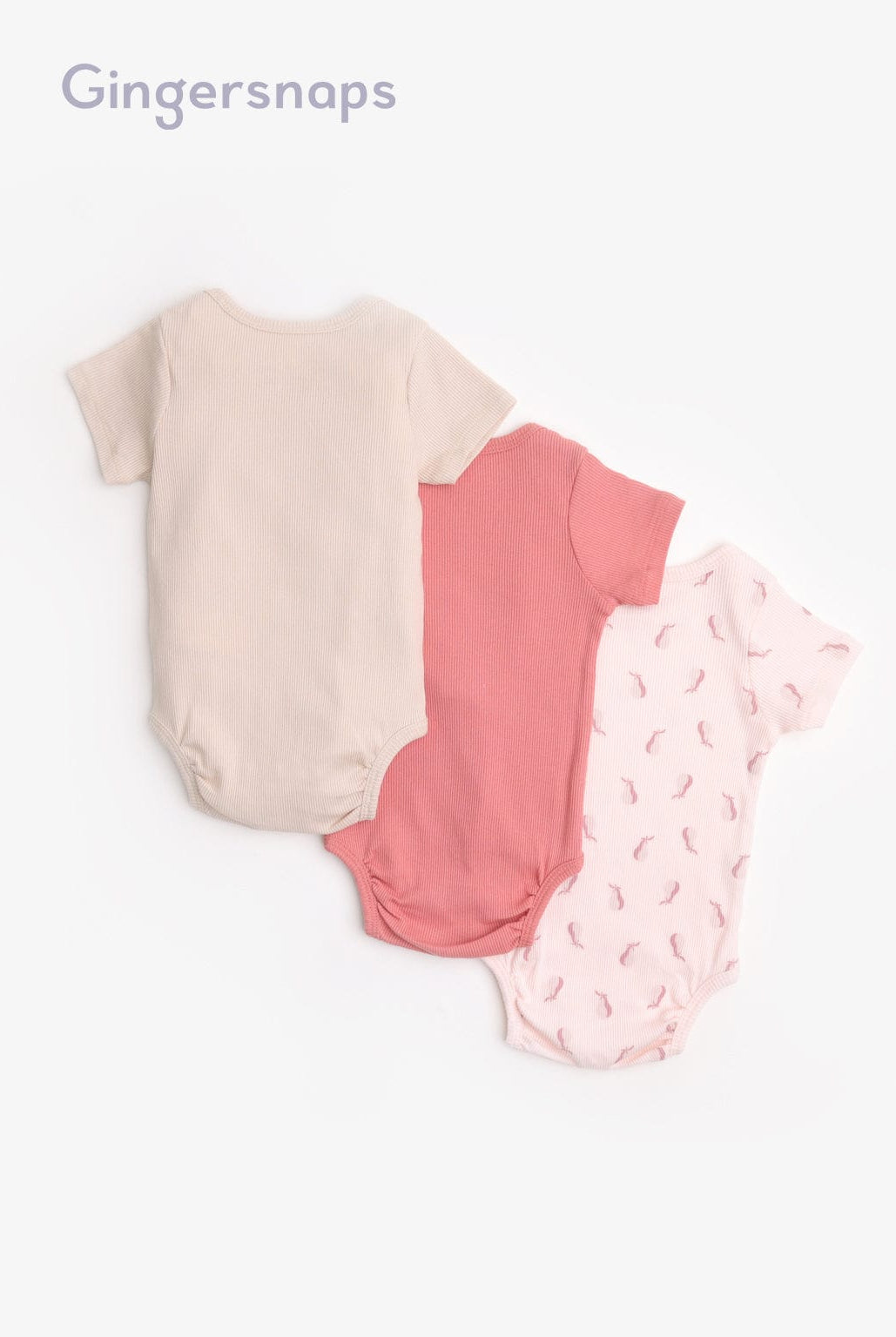 جينجرسنابس سالوبيت رضع حمالات 3 قطع متعدد الألوان