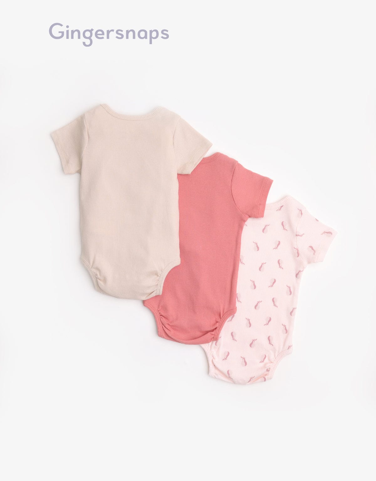 جينجرسنابس سالوبيت رضع حمالات 3 قطع متعدد الألوان