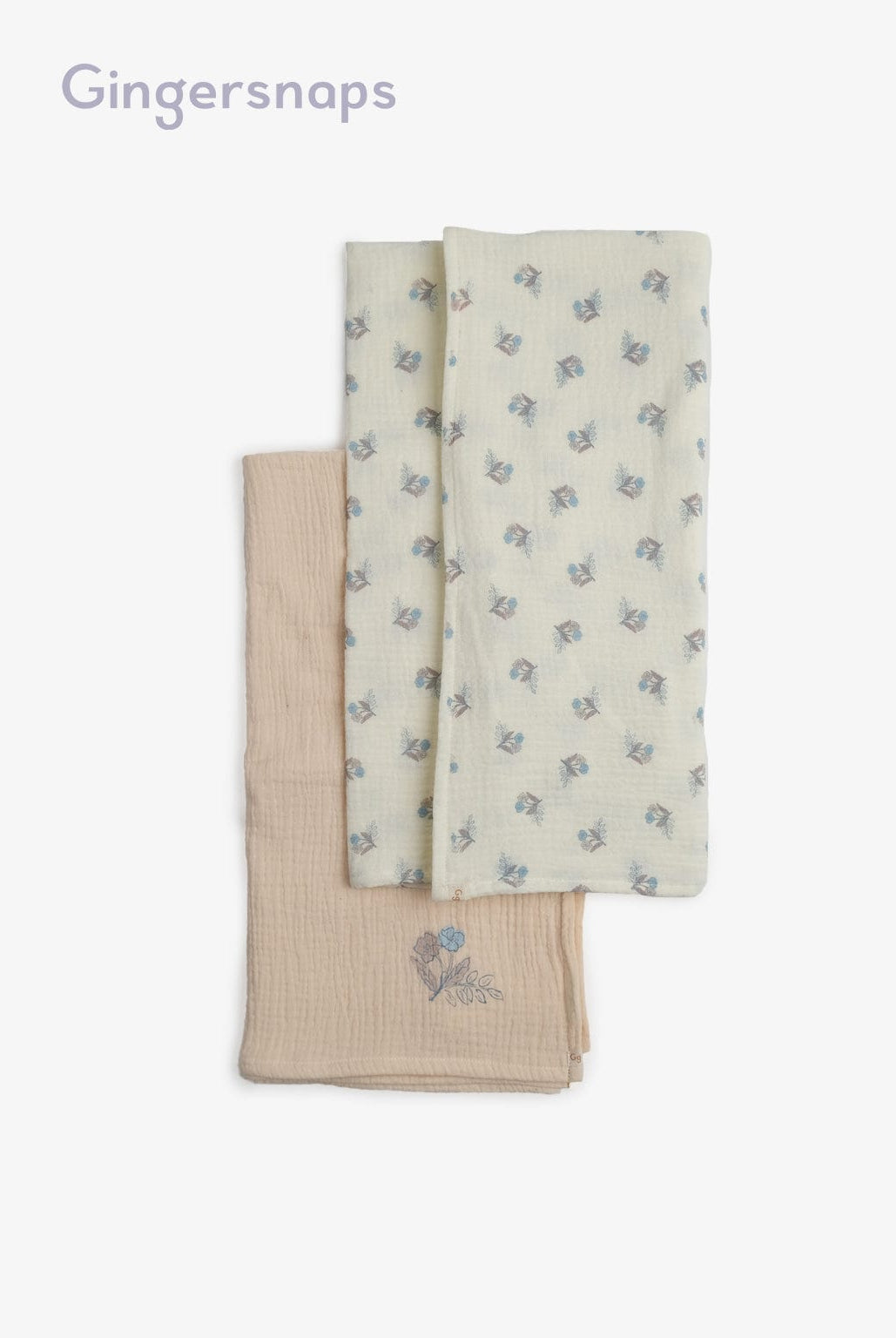 جينجرسنابس بطانية بنات رضع منقوشة متعدد الألوان