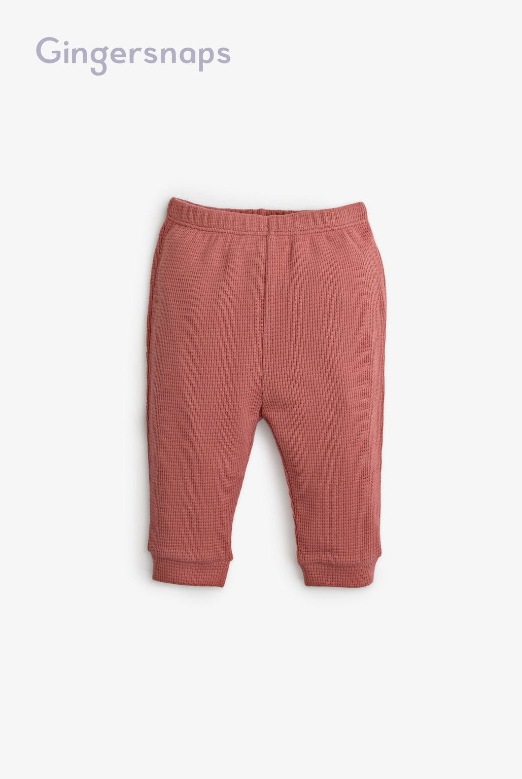 جينجرسنابس طقم مواليد تيشيرت وبنطلون سادة بني