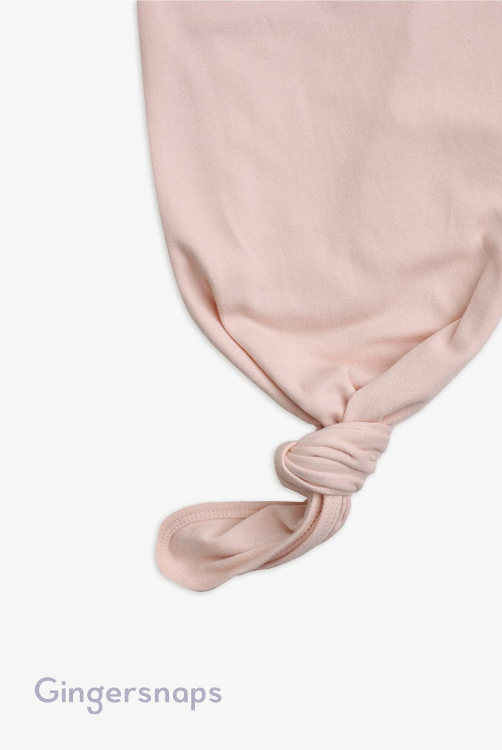 جينجرسنابس سالوبيت أطفال مواليد سادة كم طويل وقبعة وردي