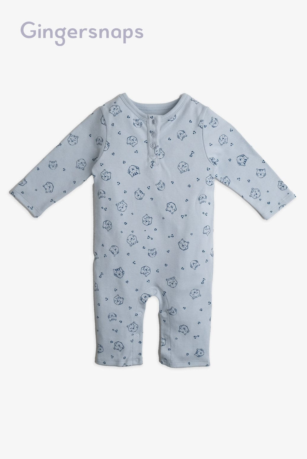 جينجرسنابس جمبسوت رضع منقوش أولادي أزرق