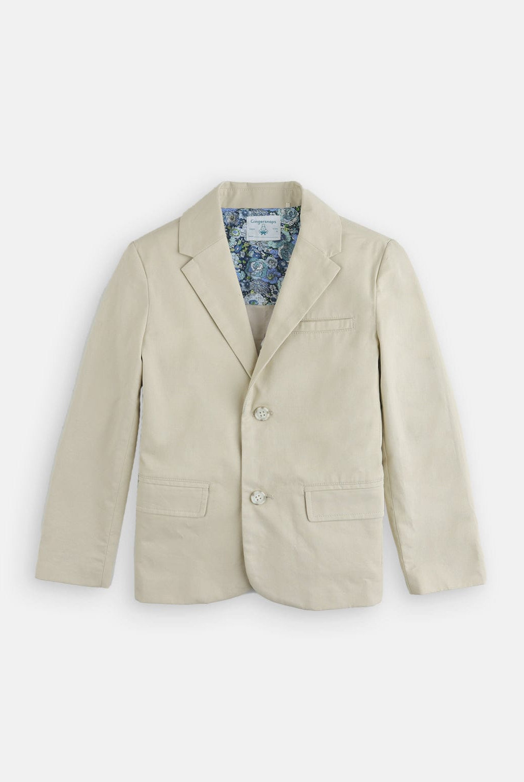 جينجرسنابس سترة رسمية سادة للأطفال بأزرار أمامية ولادي بيج