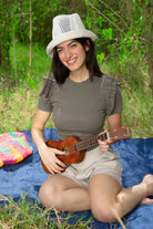 كارينا بدي سوت سادة مكشكشة نسائي