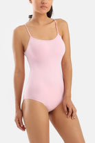 كارينا بودي سوت نسائي سادة حمالات رفيعة