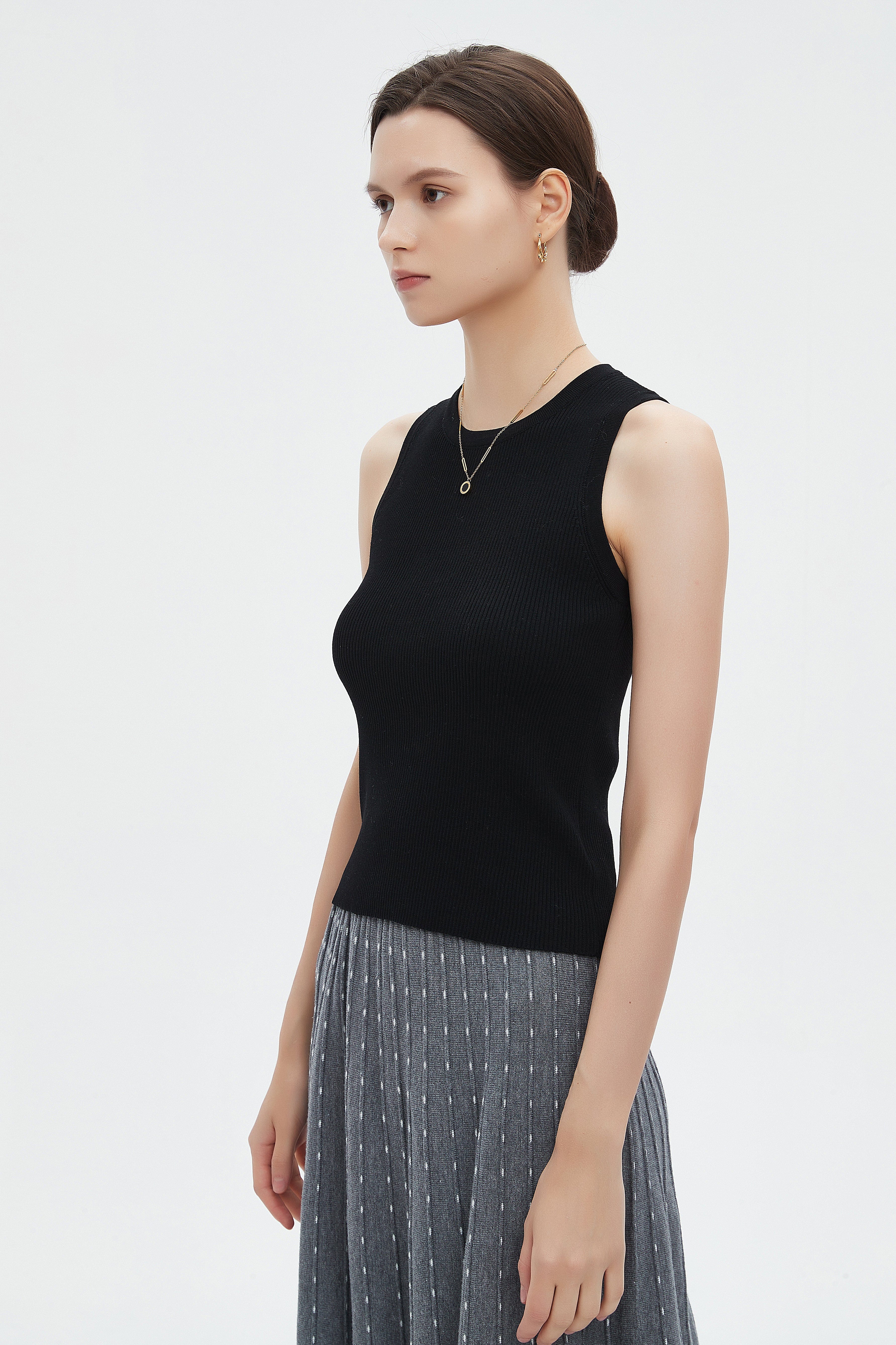 ميكا بلوزة نسائية طويلة كات سادة