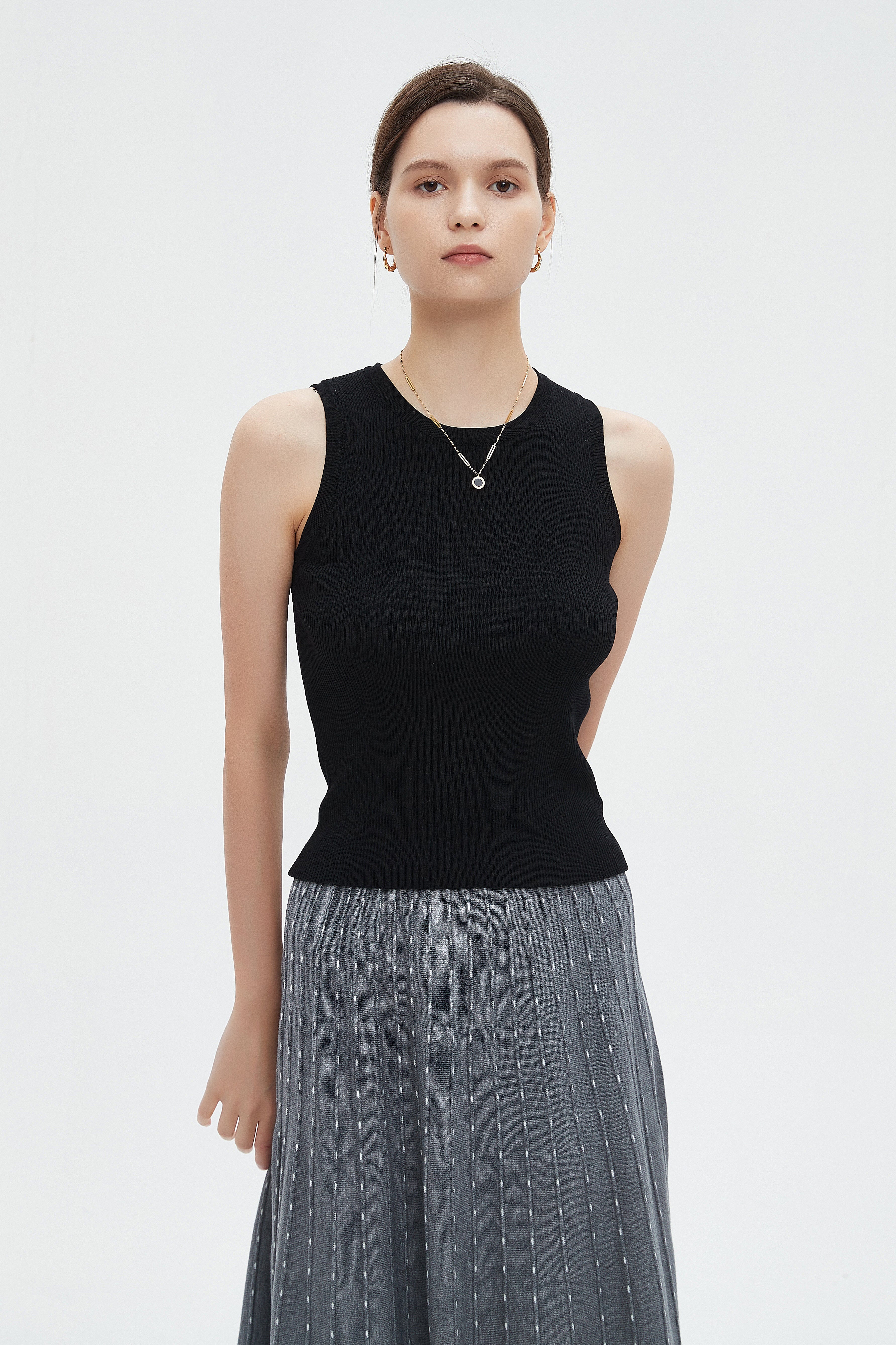 ميكا بلوزة نسائية طويلة كات سادة