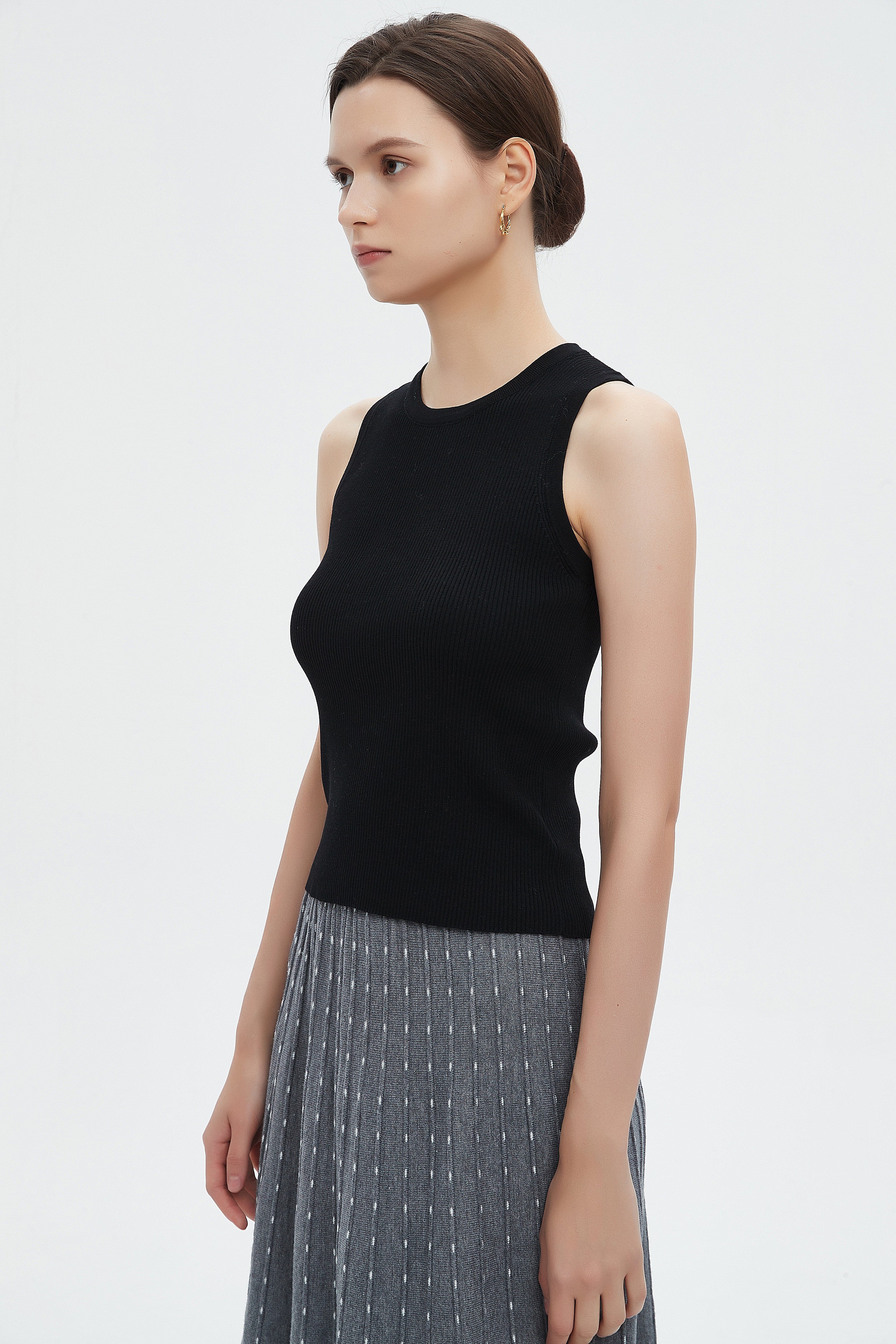 ميكا بلوزة نسائية طويلة كات سادة