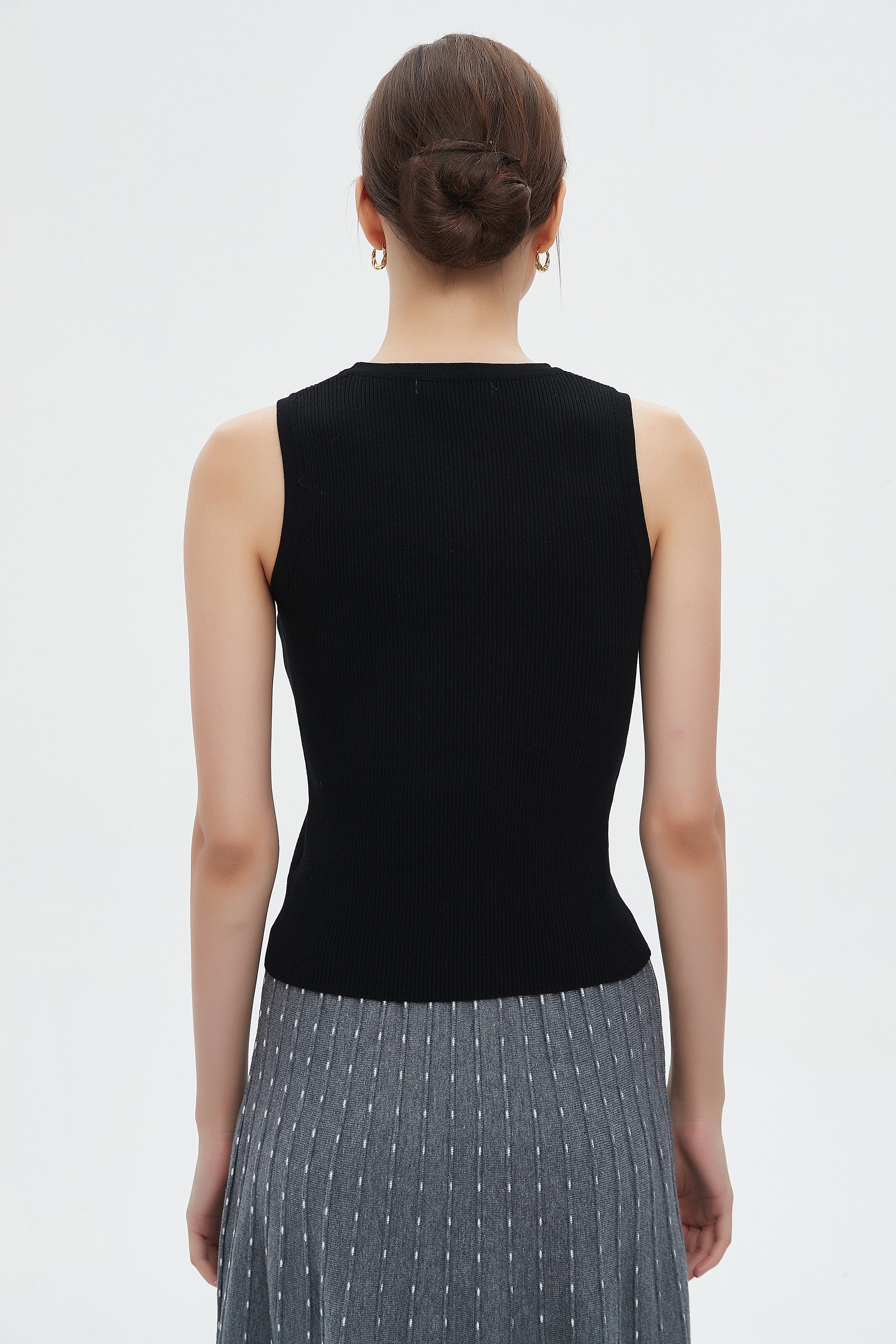 ميكا بلوزة نسائية طويلة كات سادة