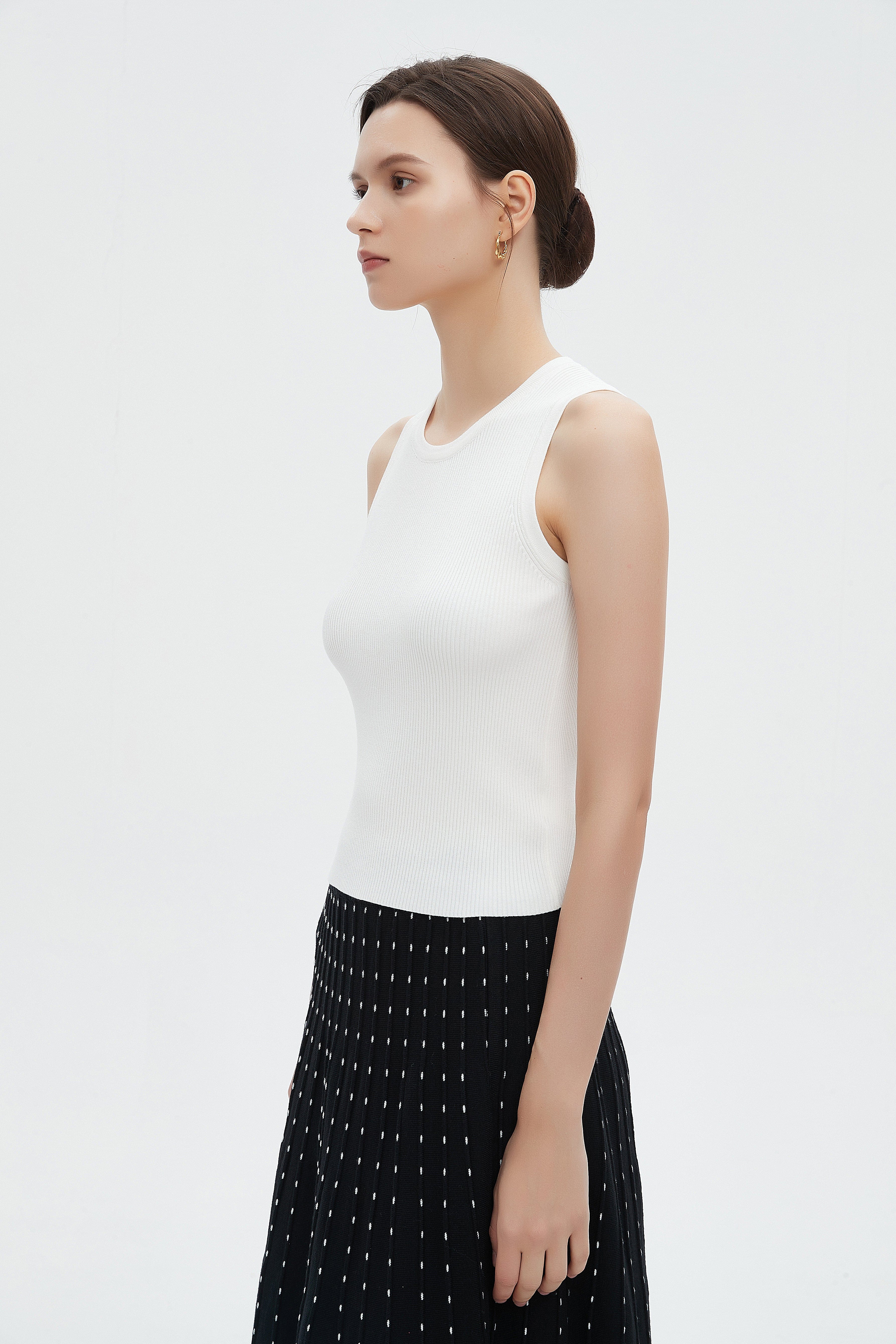 ميكا بلوزة نسائية طويلة كات سادة