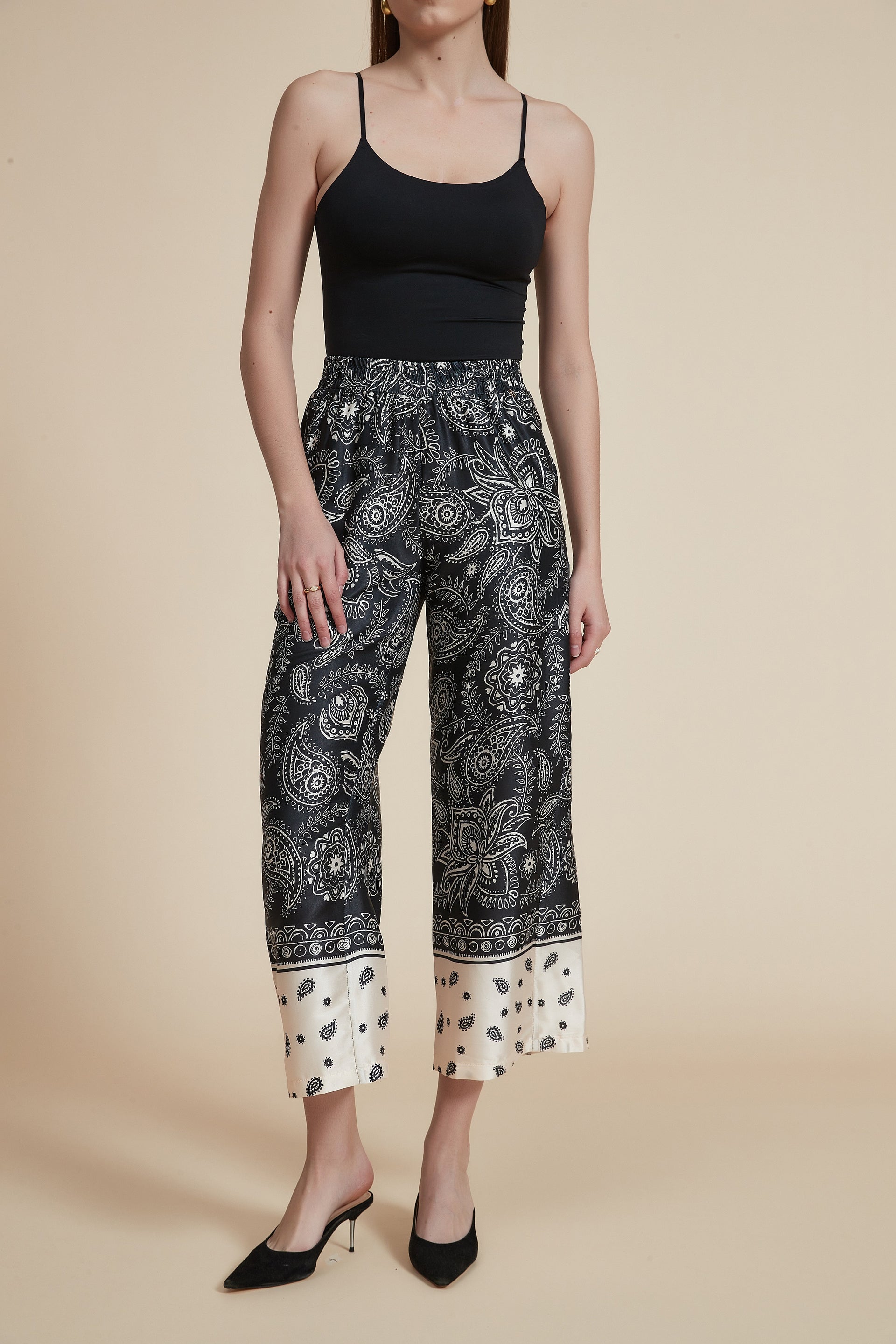 Wide Leg 1920s Fashion Pants Men's Brown Wide Leg Dress Pants