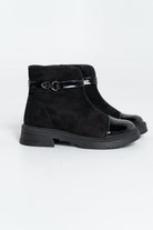 داليدرس حذاء نسائي برقبة سادة بكعب مرتفع أسود