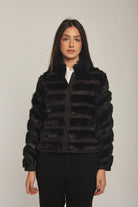 داليدرس فيست نسائي فرو كم طويل أسود