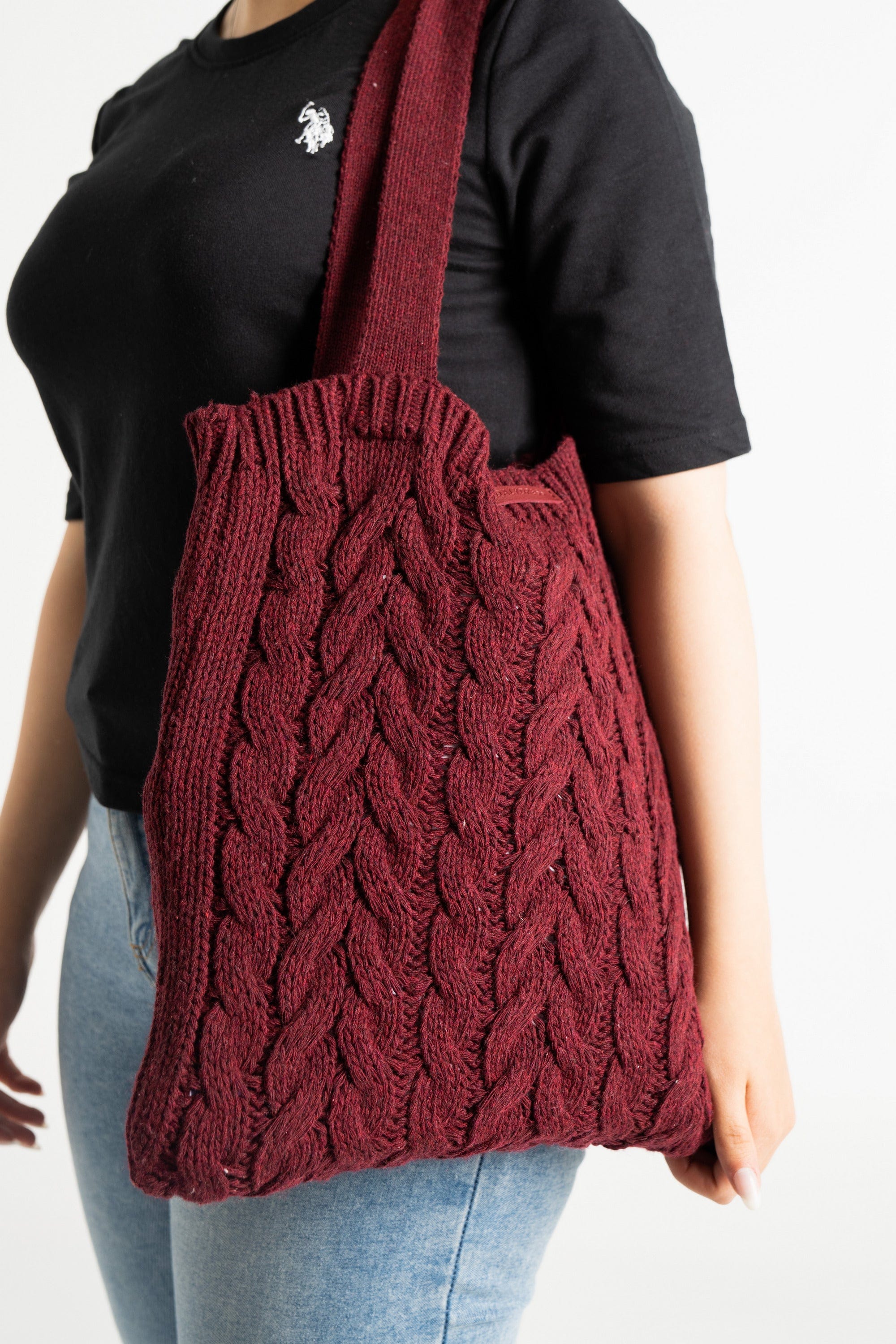 داليدرس توت باج صوف مضفر نسائي