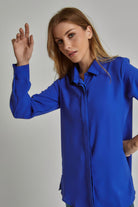 داليدرس بلوزة نسائية سادة بأكمام طويلة