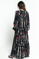 داليدرس تنورة طويلة نسائية مشبحة أزرق داكن