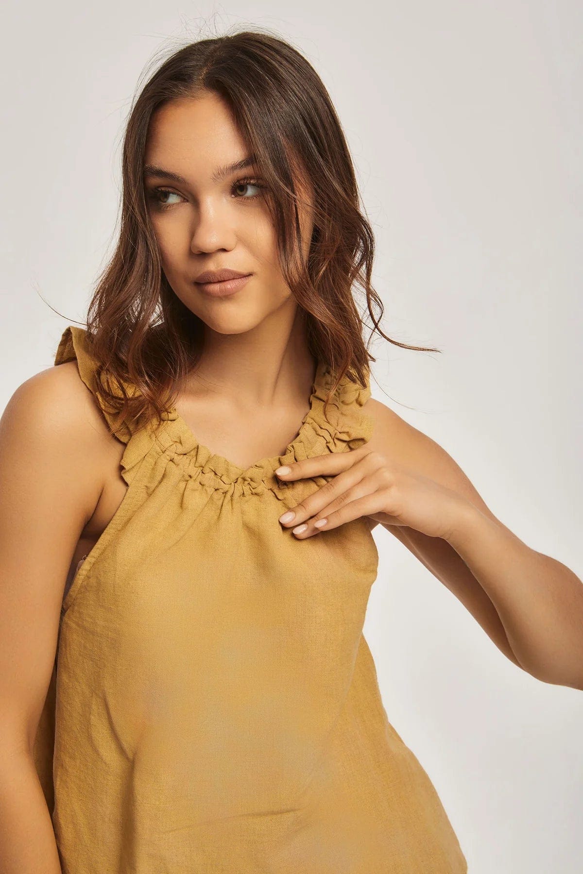 داليدرس تانك توب نسائي سادة بيج