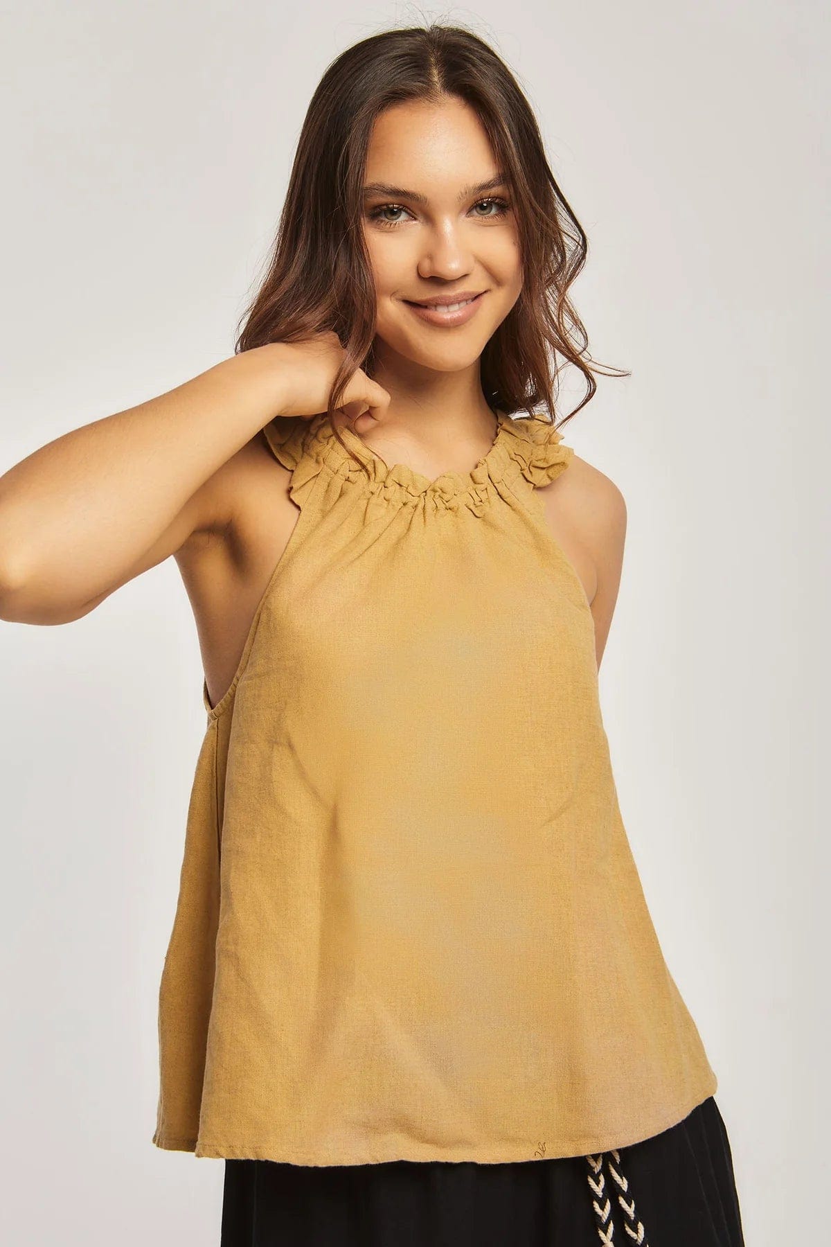 داليدرس تانك توب نسائي سادة بيج