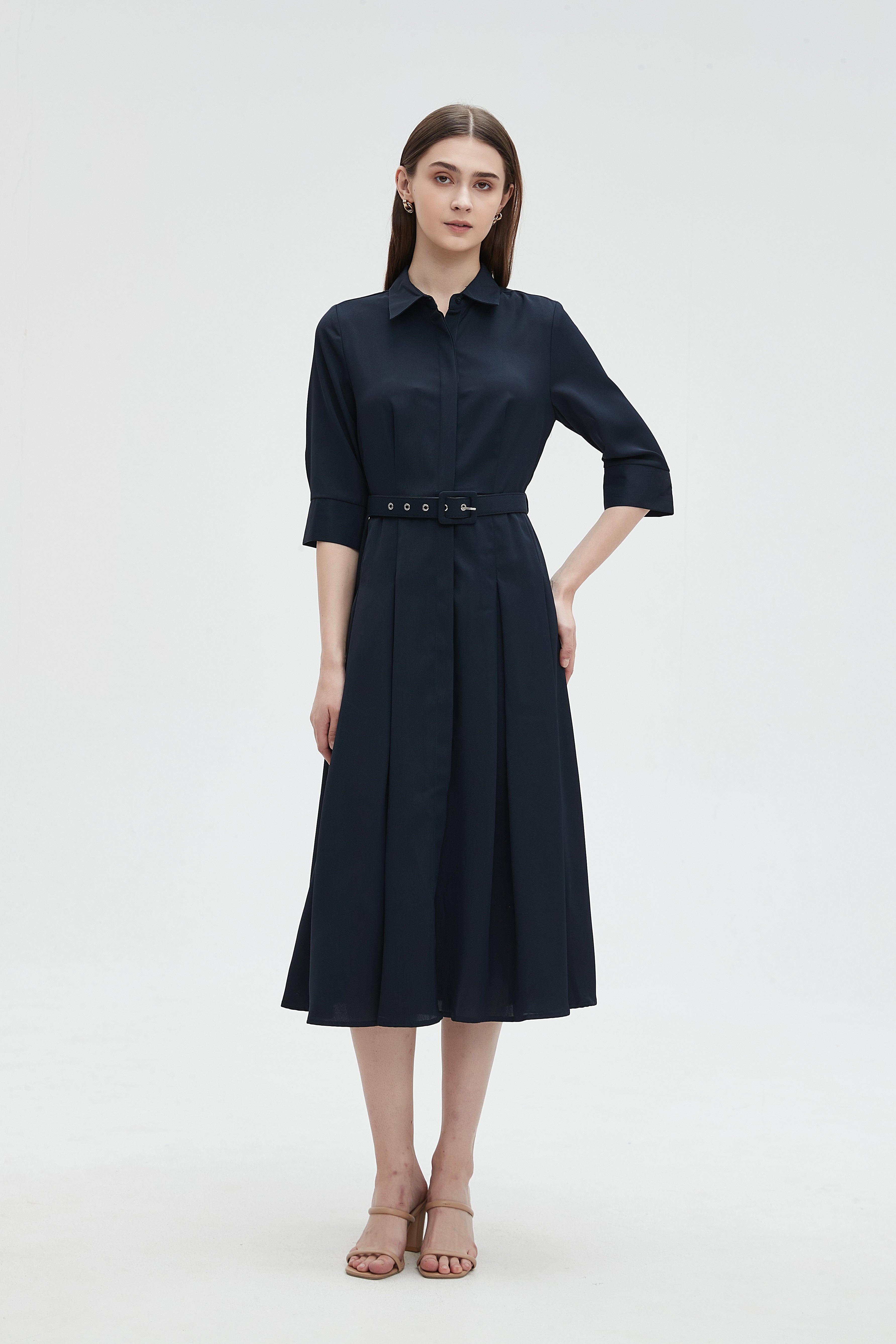 ميكا بلوزة نسائية بياقة 3/4 كم