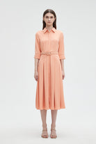 ميكا بلوزة نسائية بياقة 3/4 كم