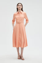 ميكا بلوزة نسائية بياقة 3/4 كم