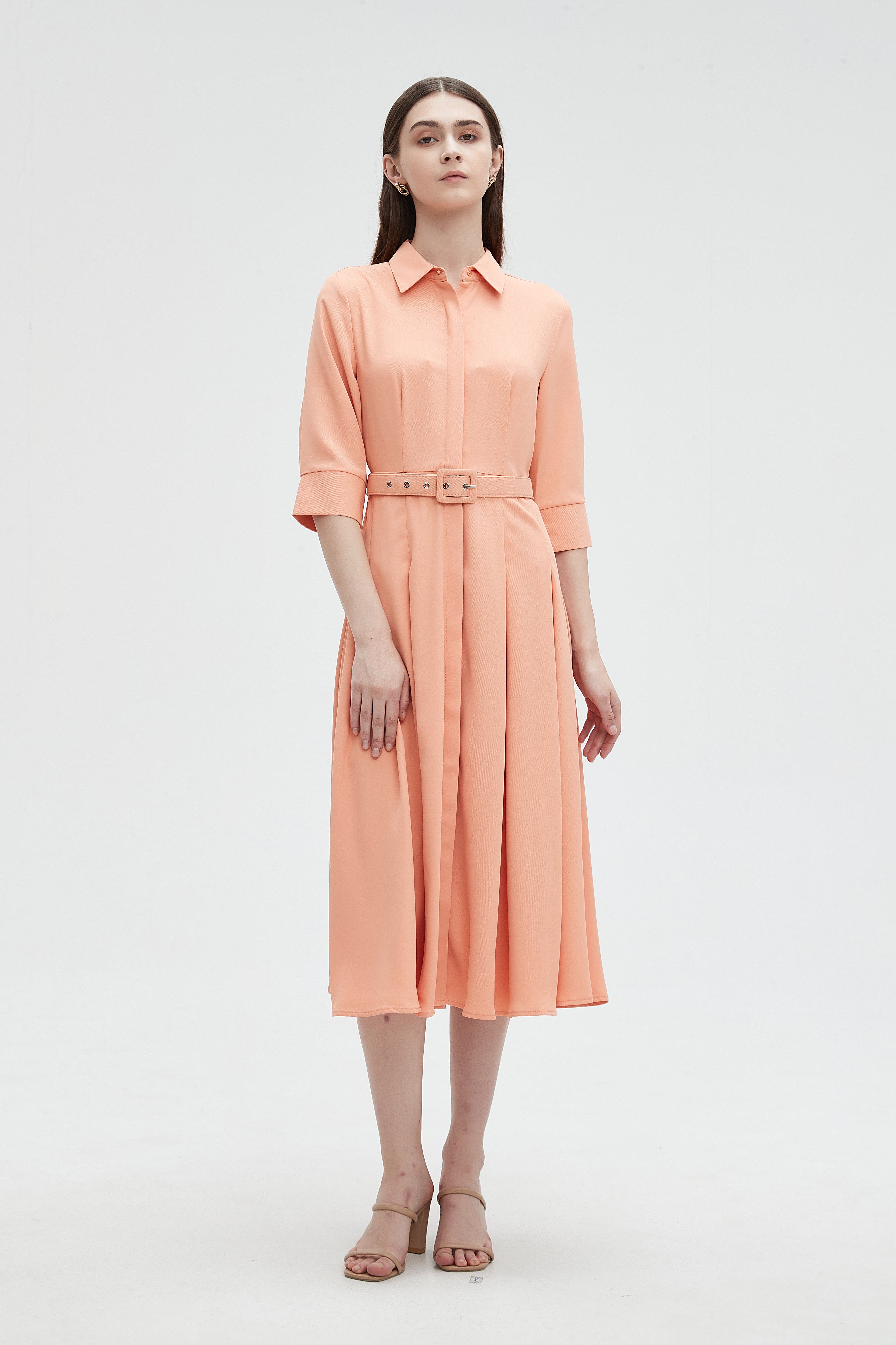 ميكا بلوزة نسائية بياقة 3/4 كم