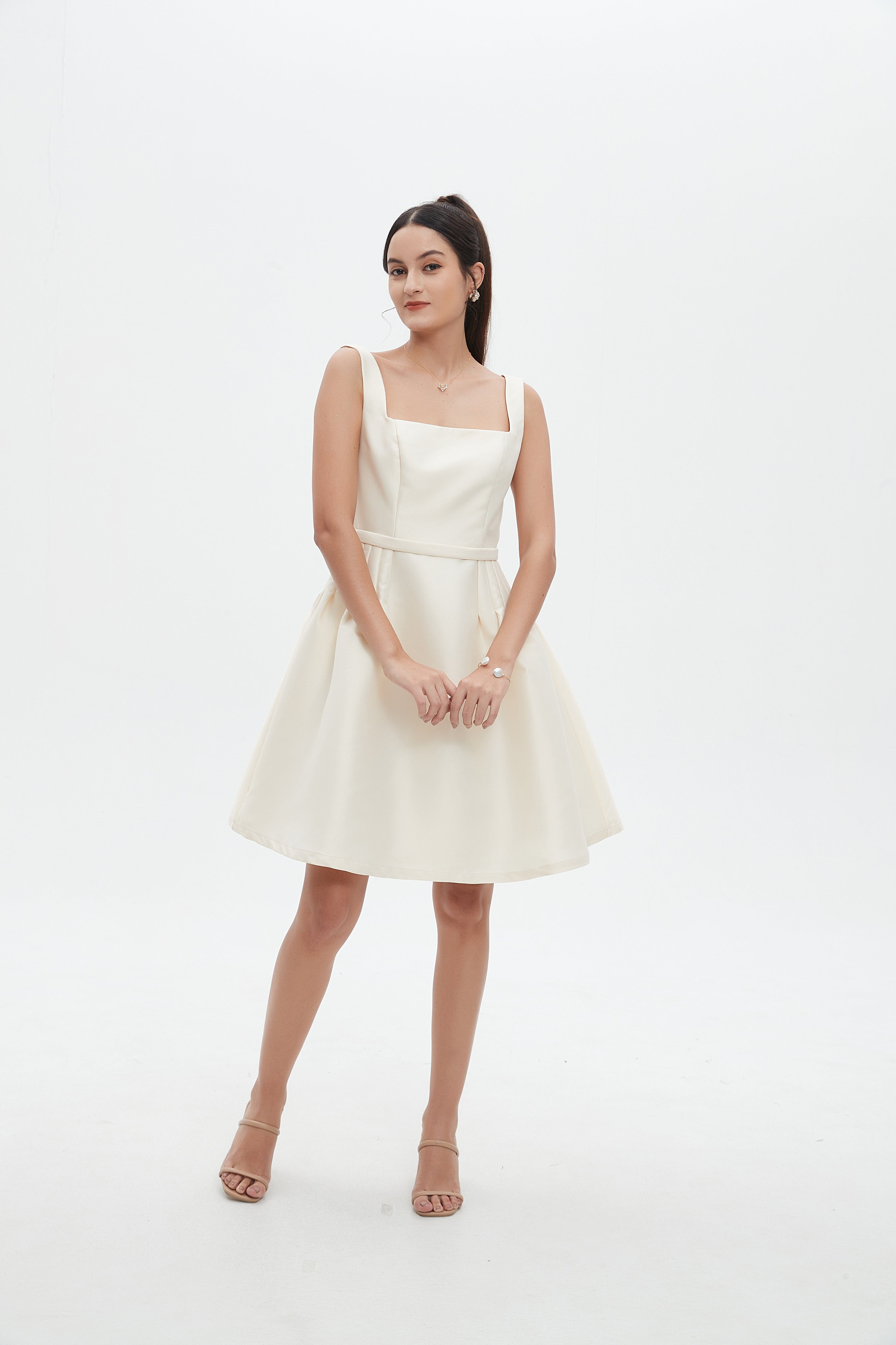 knee length white dress Shop White Knee-Length A-Line Dress - Casual & Work