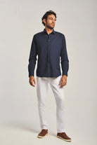 داليدرس بنطلون رجالي سادة واسع أسود