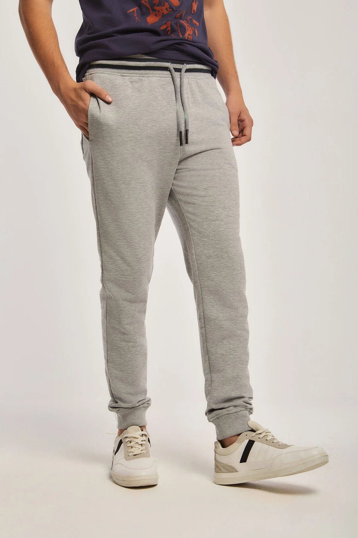 داليدرس بنطلون رجالي سادة برباط